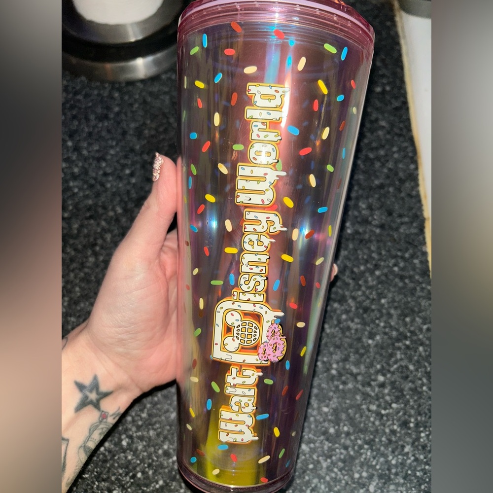 Disney World Sprinkle Celebration Starbucks Tumbler